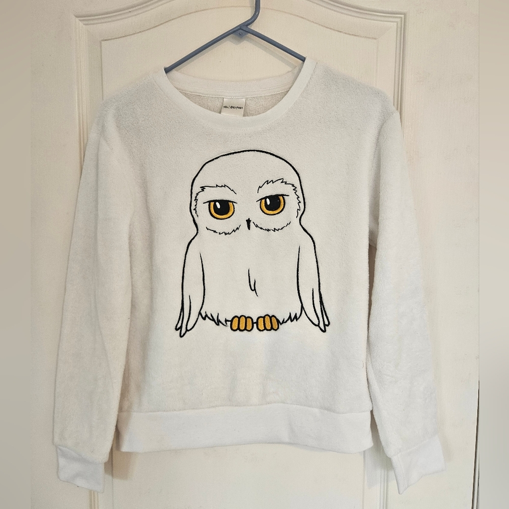 Harry Potter Hedwig Fleece Graphic Sweater